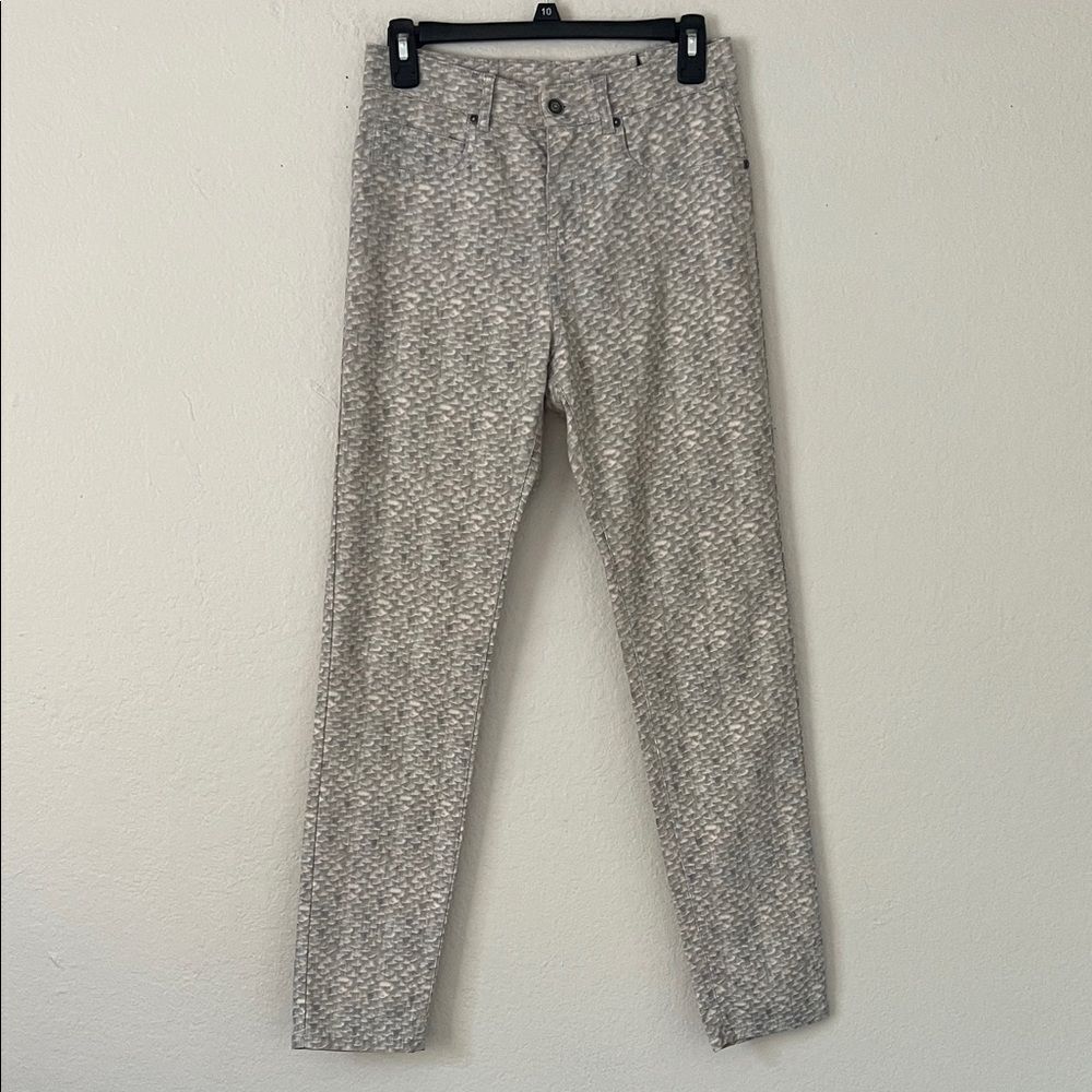 NWOT Berenice Marin Tan/Gray Patterned Pants in Size 38